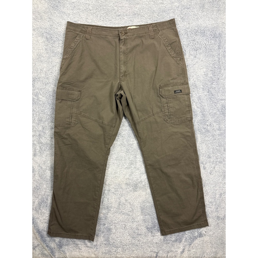 Wrangler Five Star Relaxed‎ Fit Cargo Pants Mens 42x30 Flex Olive Drab NWT